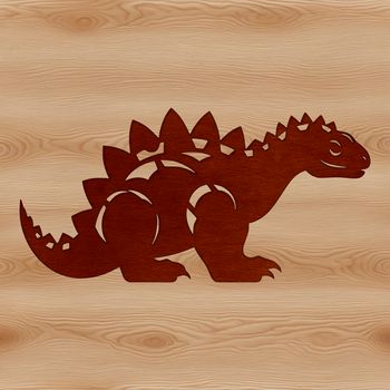 An illustrated depiction of an armored prehistoric creature from the Cretaceous period.