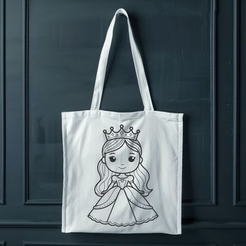 A young female princess in a medieval-style gown, ideal for use in digital art projects and cutting machines like Cricut.