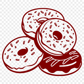A single, ring-shaped donut with glazed surface and sprinkles.