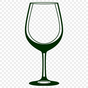 A glass filled with red wine on a table setting.