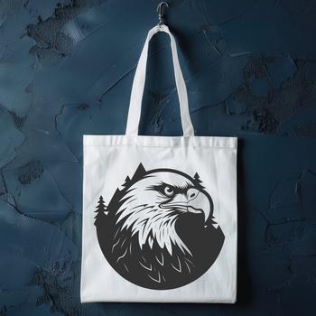 Vector illustration of a majestic eagle's head, perfect for vector design projects.