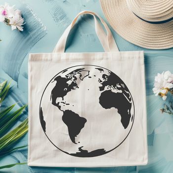 An editable graphic representation of the Earth, suitable for various design applications.