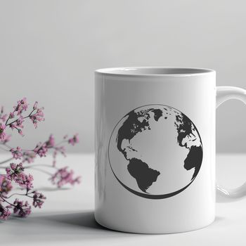 An illustration of the Earth in vector format.