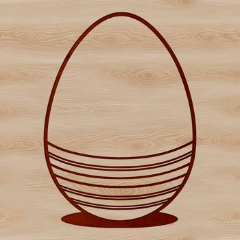 Colorful illustration of a decorated Easter egg in SVG format.