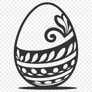 Colorful Easter egg design created using SVG graphics.