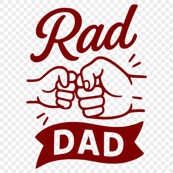 A collection of humorous quotes about fatherhood in vector format.