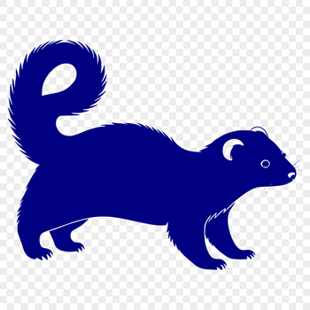 A detailed illustration of a domesticated Ferret.