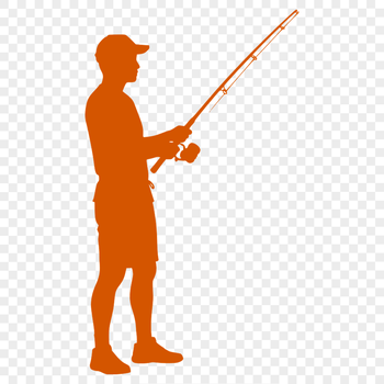SVG fishing rod vector art for commercial use