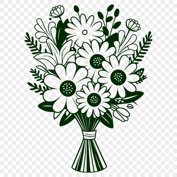 A colorful bouquet of flowers arranged in a vase, suitable for various occasions such as weddings and Mother's Day.