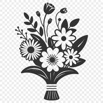 A colorful arrangement of flowers in a bouquet style design.