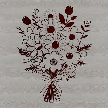 A colorful bouquet of flowers in various shapes and sizes, suitable for wedding decorations or Mothers Day gift-giving.
