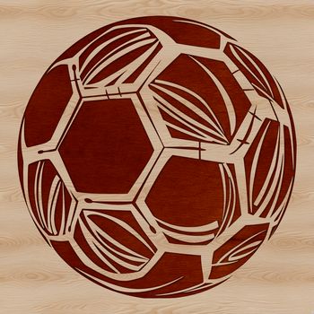 A high-resolution vector illustration of an official size soccer ball, suitable for use in various digital designs.