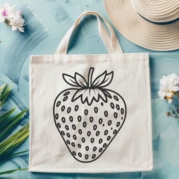 A detailed illustration of a strawberry, suitable for use in graphic design projects.