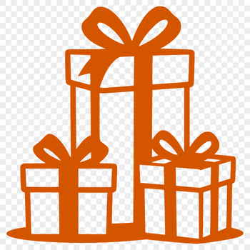 Wrapped with Care A minimalist illustration of a gift wrapped in paper with a bow on top, suitable for various occasions.