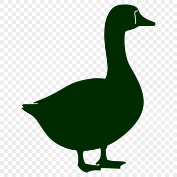 A goose illustration in vector format for commercial or personal use.