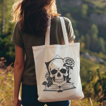 A decorative Gothic-style skull design with intricate details, suitable for digital cutting machines or laser cutters.