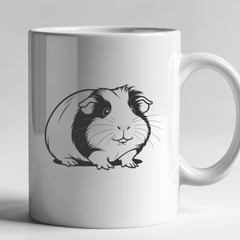 A digital illustration of a guinea pig, suitable for commercial and personal use in various designs.