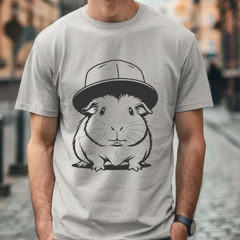 SVG design of a guinea pig character.