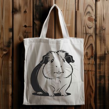 Illustration of a guinea pig in vector format, suitable for digital use.