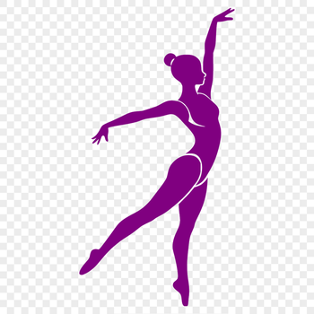 A detailed vector illustration of a female gymnast in mid-air, highlighting the sport's technical movements.