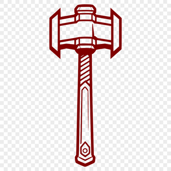 A hand tool used for pounding or shaping objects.