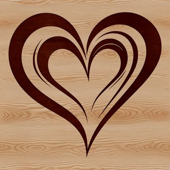 A heart shape symbol representing love and affection.