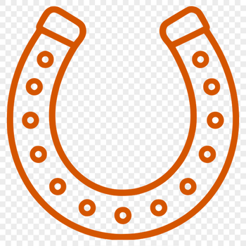 Vector horse shoe design for Cricut and laser cutter projects