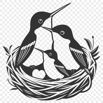 An SVG file featuring a detailed design of a hummingbird, ready for use in digital art projects or crafts.