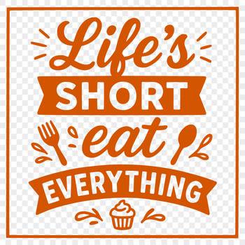 Funny diet quote with inspiring message in vector format, suitable for various crafting projects.