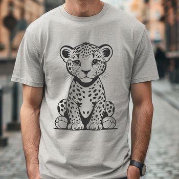 Illustration of a jaguar, a large wild cat species, suitable for vector art designs.