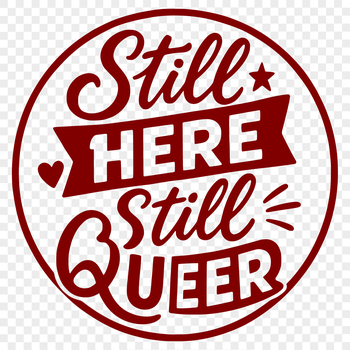 LGBTQ equality and love quote in bold vector font.