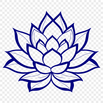 A detailed illustration of the lotus flower, a symbol with significant religious and cultural meanings.