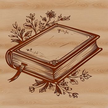 A detailed illustration of magical symbols and spell book layout.