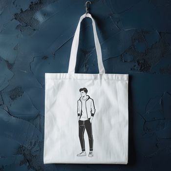 A digital illustration of a male figure in a neutral pose.
