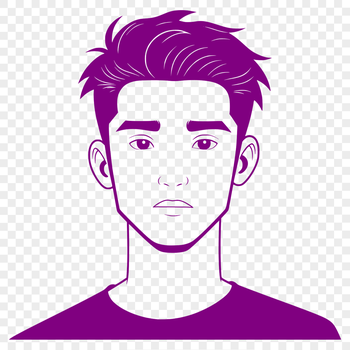 A simple, detailed illustration of a male figure in a neutral pose.