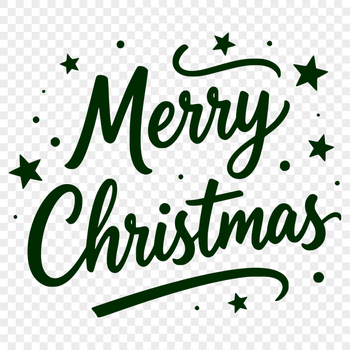 Illustrative vector art of festive Christmas quotes and phrases.