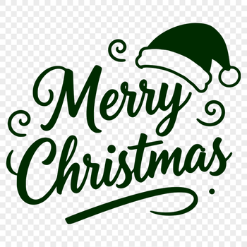 Festive Christmas Graphics Vector Pack A set of festive Christmas words in vector format, suitable for various uses including crafting and digital design.