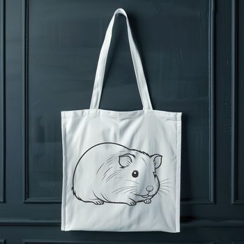 A detailed illustration of a hamster in a cartoon style, ideal for clip art designs.