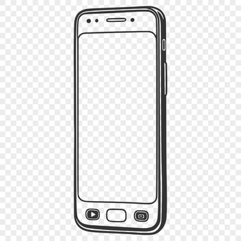 Close-up of a smartphone with touchscreen interface.