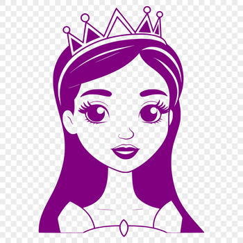 A young female princess in a fairytale-inspired outfit.