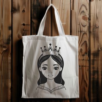Illustrated princess character in vector format, suitable for digital designs.