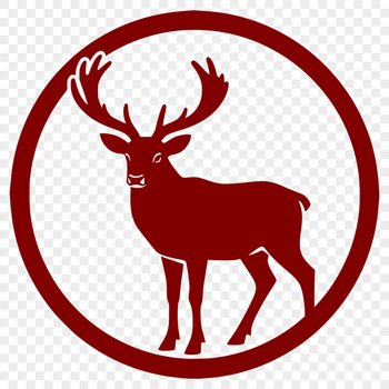 A digital illustration of a reindeer, suitable for commercial or personal use.