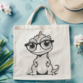 A reptile, specifically a lizard, illustrated in vector format.