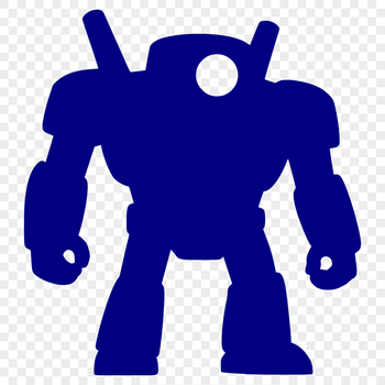 A futuristic robot designed for commercial use, suitable for cutting machines and laser engraving.