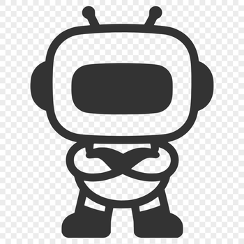 A detailed 2D vector representation of a futuristic robot, suitable for cutting and engraving on various materials.