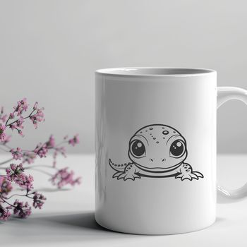 An SVG graphic representation of an animal featuring a salamander design.