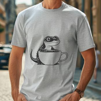 Illustrative vector design of a salamander, suitable for digital art projects.