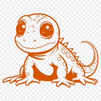 An SVG file of a salamander graphic design element.