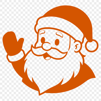 A digital illustration of Santa Claus, suitable for commercial or personal use.