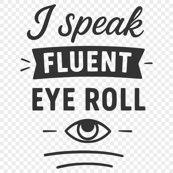 Sarcastic quotes in a modern vector design suitable for various digital applications.